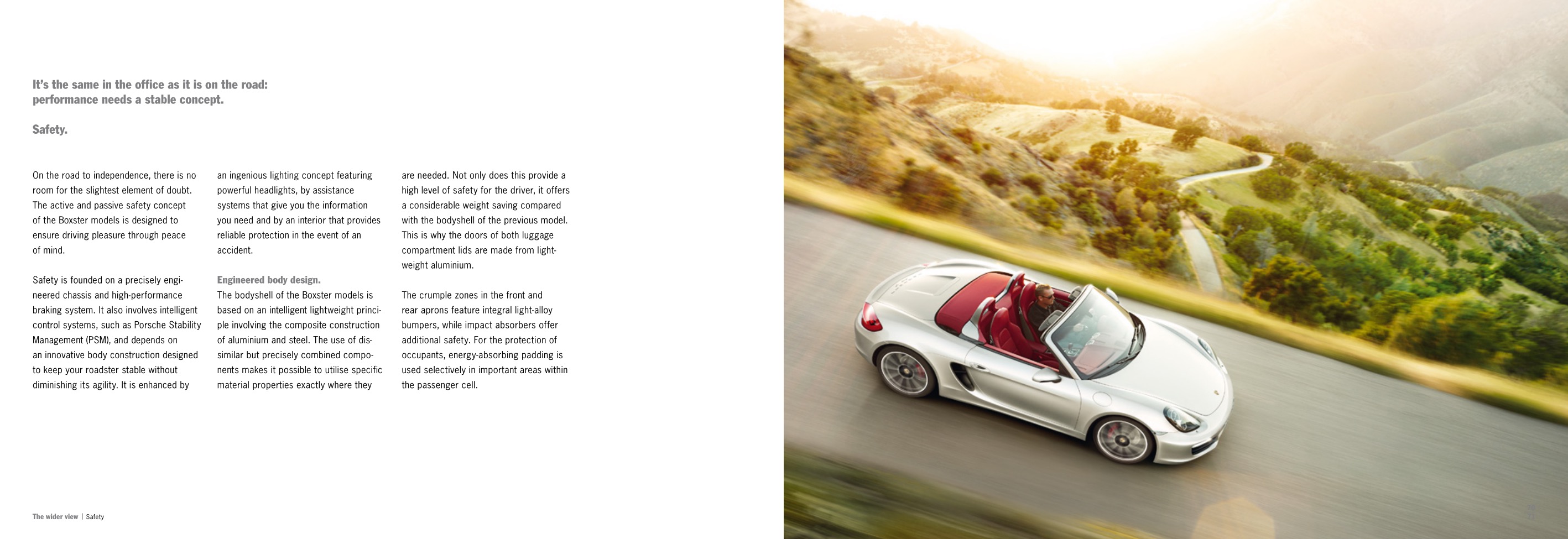 2013 Porsche Boxster Brochure Page 14